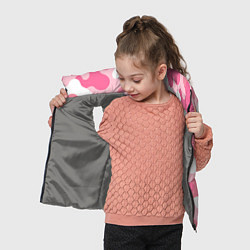 Детский жилет Камуфляж розовый, цвет: 3D-светло-серый — фото 2