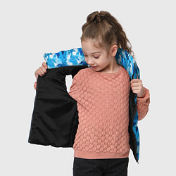Детский жилет Всплеск акварели, цвет: 3D-черный — фото 2