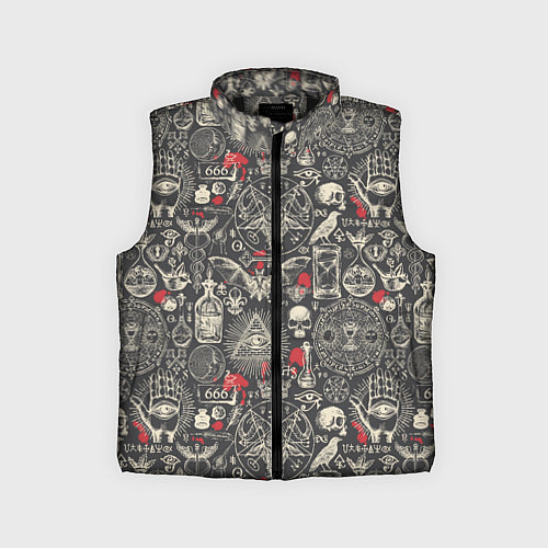 Детский жилет Колдовство и чёрная магия / 3D-Черный – фото 1