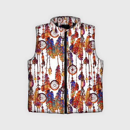 Детский жилет Ловцы снов этническое искусство / 3D-Черный – фото 1