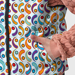 Детский жилет Паттерн из симметричных фигур, цвет: 3D-светло-серый — фото 2