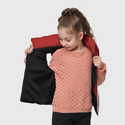 Детский жилет Дизайн с полосами шестидесятых, цвет: 3D-черный — фото 2
