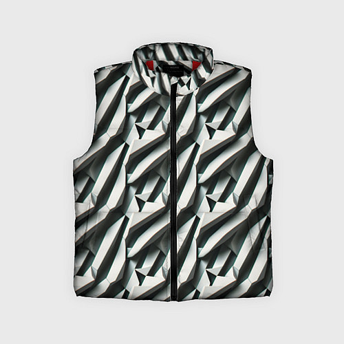 Детский жилет Вертикальные полосы / 3D-Красный – фото 1