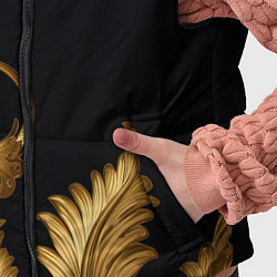 Детский жилет Золотые узоры объемные, цвет: 3D-светло-серый — фото 2