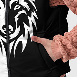 Детский жилет Волк чёрно-белый, цвет: 3D-светло-серый — фото 2