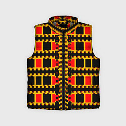 Детский жилет Королевские квадраты