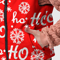 Детский жилет Падающие снежинки, цвет: 3D-светло-серый — фото 2