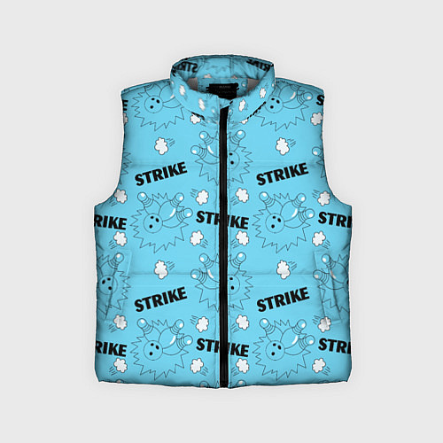 Детский жилет Игра в боулинг / 3D-Светло-серый – фото 1