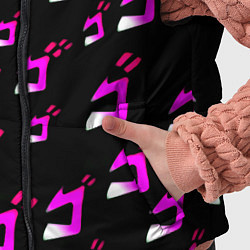 Детский жилет JoJos Bizarre neon pattern logo, цвет: 3D-черный — фото 2