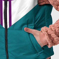 Детский жилет FIRM темная сирень и бирюза, цвет: 3D-черный — фото 2