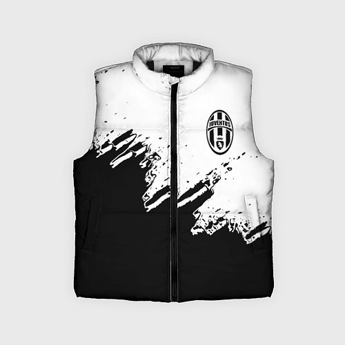 Детский жилет Juventus black sport texture / 3D-Черный – фото 1