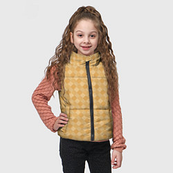 Детский жилет Текстура лаптевого плетения, цвет: 3D-черный — фото 2