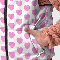 Детский жилет Нежные розовые сердечки, цвет: 3D-светло-серый — фото 2