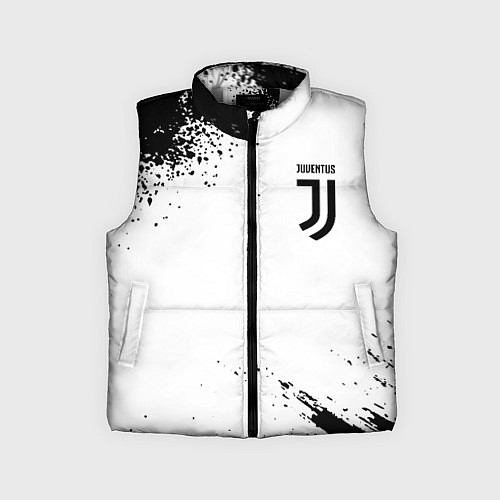 Детский жилет Juventus sport color black / 3D-Светло-серый – фото 1