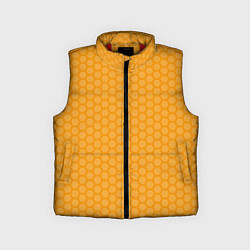 Детский жилет Медовые соты векторные