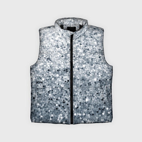 Детский жилет Серебряный гламур / 3D-Черный – фото 1
