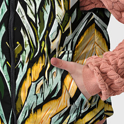 Детский жилет Камень и жёлтый огонь, цвет: 3D-черный — фото 2