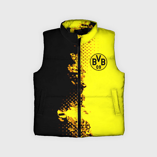 Детский жилет Borussia fc sport краски / 3D-Черный – фото 1