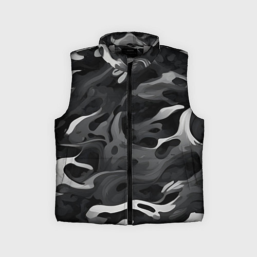 Детский жилет Неукротимый графит / 3D-Светло-серый – фото 1