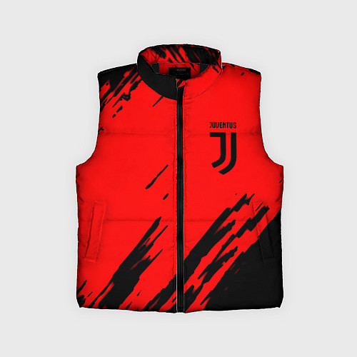 Детский жилет Juventus краски спорт фк / 3D-Черный – фото 1