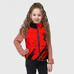 Детский жилет Juventus краски спорт фк, цвет: 3D-красный — фото 2