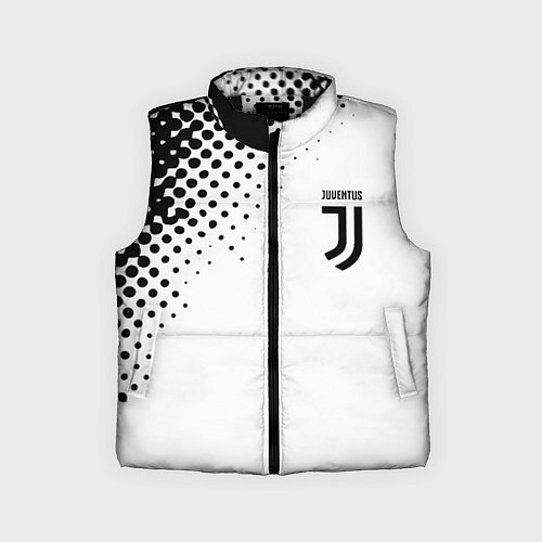 Детский жилет Juventus sport black geometry / 3D-Черный – фото 1