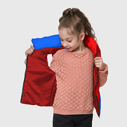 Детский жилет Тхэквондо синий и красный, цвет: 3D-красный — фото 2
