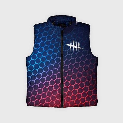 Детский жилет Dead by Daylight неоновые соты / 3D-Черный – фото 1