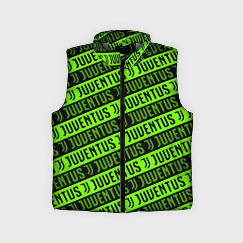 Детский жилет Juventus green pattern sport / 3D-Светло-серый – фото 1