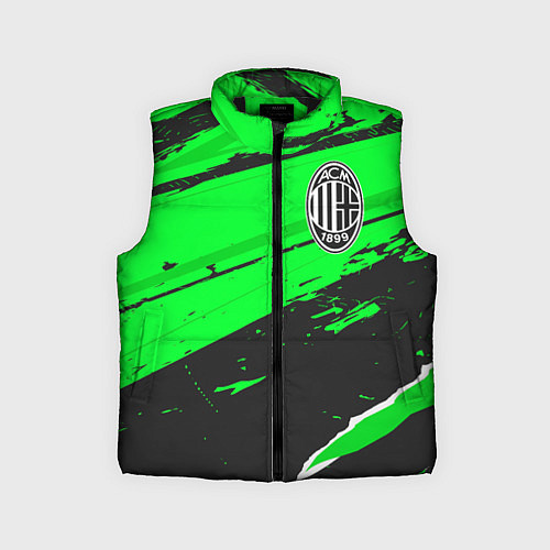 Детский жилет AC Milan sport green / 3D-Черный – фото 1
