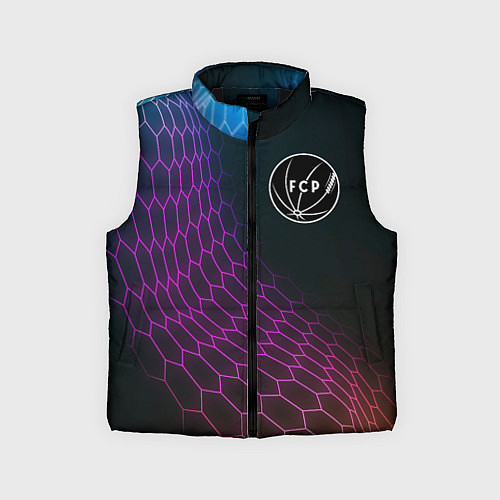 Детский жилет Porto футбольная сетка / 3D-Черный – фото 1