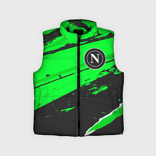 Детский жилет Napoli sport green / 3D-Черный – фото 1