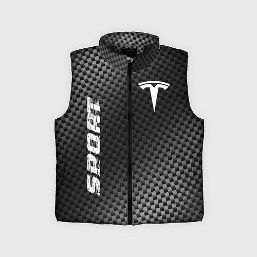 Детский жилет Tesla sport carbon / 3D-Черный – фото 1