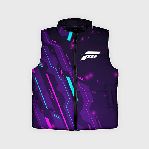 Детский жилет Forza Horizon neon gaming / 3D-Черный – фото 1