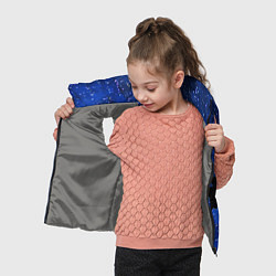 Детский жилет Расколотое стекло - звездное небо, цвет: 3D-светло-серый — фото 2