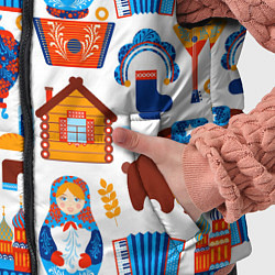 Детский жилет Русские народные традиции, цвет: 3D-черный — фото 2