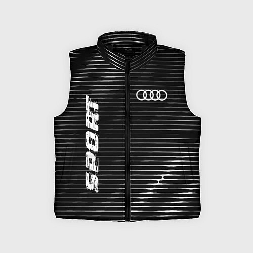 Детский жилет Audi sport metal / 3D-Черный – фото 1