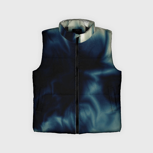 Детский жилет Абстрактный тёмно-синий / 3D-Черный – фото 1