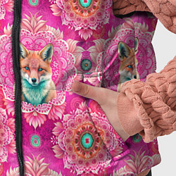 Детский жилет Лисица и паттерн, цвет: 3D-красный — фото 2