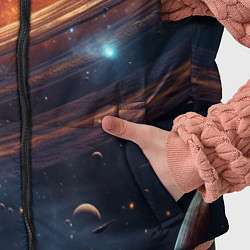 Детский жилет Млечный путь космос, цвет: 3D-черный — фото 2