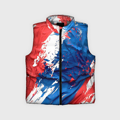 Детский жилет Im from Russia / 3D-Светло-серый – фото 1