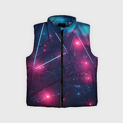 Детский жилет Конструкция с ярким свечением / 3D-Светло-серый – фото 1