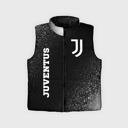 Детский жилет Juventus sport на темном фоне вертикально / 3D-Черный – фото 1