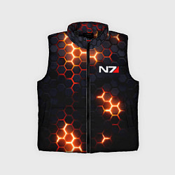 Детский жилет N7 mass effect logo