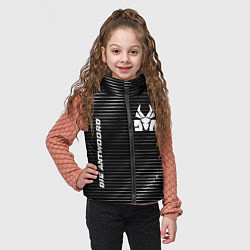 Детский жилет Die Antwoord metal rock lines, цвет: 3D-черный — фото 2
