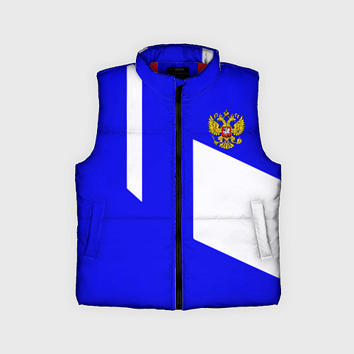 Детский жилет Россия спортивный стиль / 3D-Красный – фото 1
