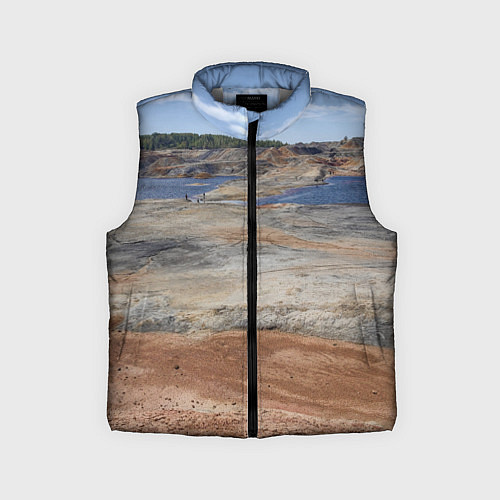 Детский жилет Карьер Уральский марс / 3D-Светло-серый – фото 1