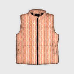 Детский жилет Оранжевый полосы узоры