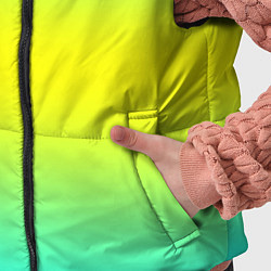 Детский жилет Кислотный градиент, цвет: 3D-красный — фото 2