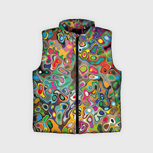 Детский жилет Абстрактные пятна / 3D-Черный – фото 1